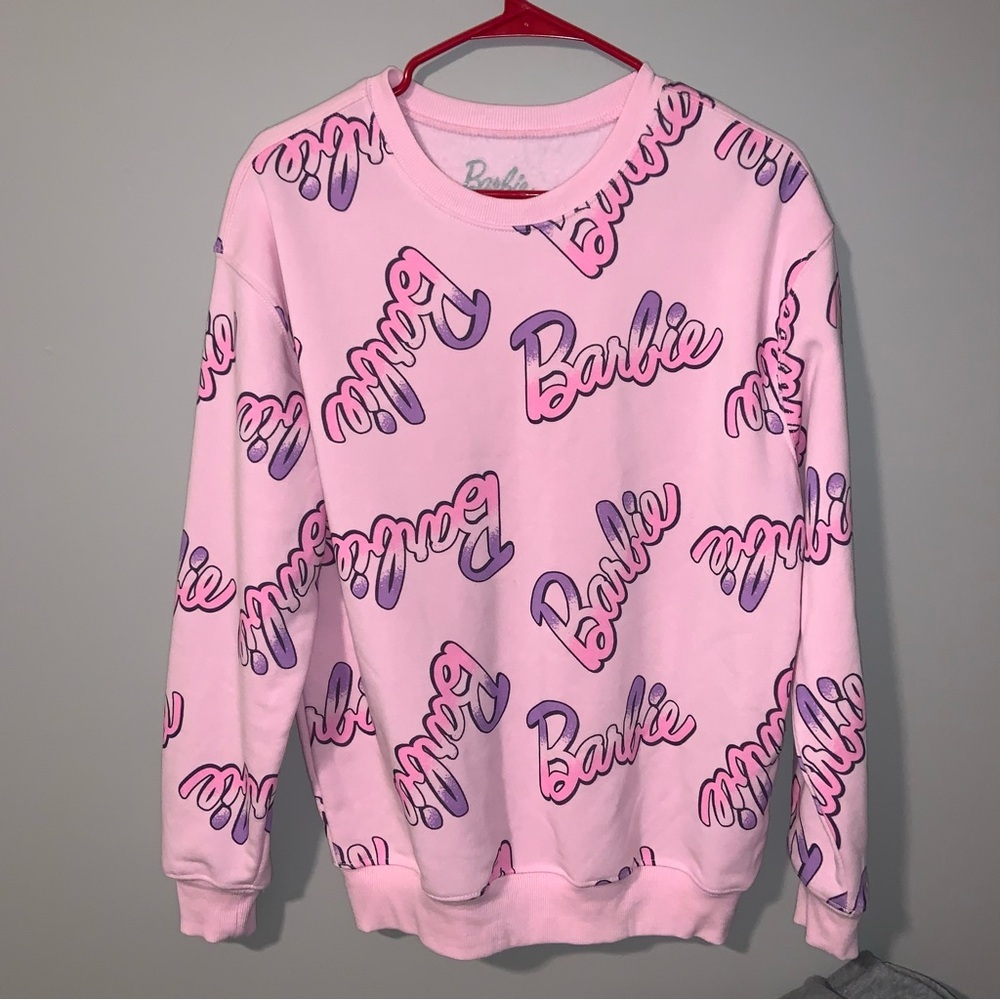 BARBIE logo SWEATSHIRT WOMEN SMALL - Picture 5 of 5